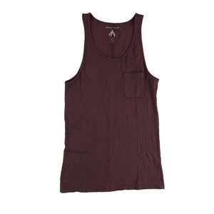 Tags Weekly Mens Solid Tank Top, Purple, XS, DM